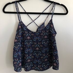 Cute Cross-Back Crop Top